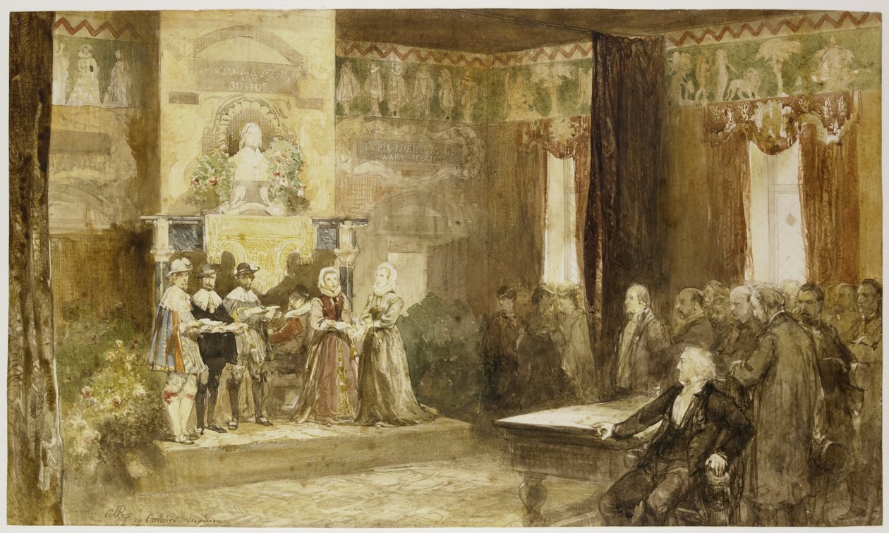 丰德尔在穆德斯洛特的庆祝活动，1867 年 作者 查尔斯·罗森（Charles Rochussen）
