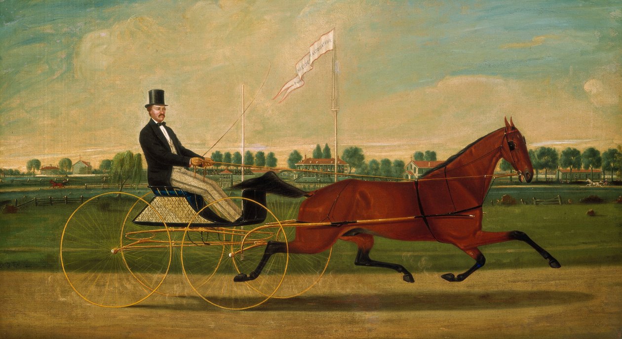 The Trotter，约1860年。 作者 查尔斯·S·汉弗莱斯