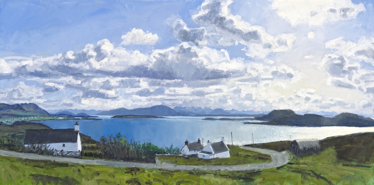 巴登塔尔巴特湾，2011 年（布面油画） 作者 查尔斯·辛普森