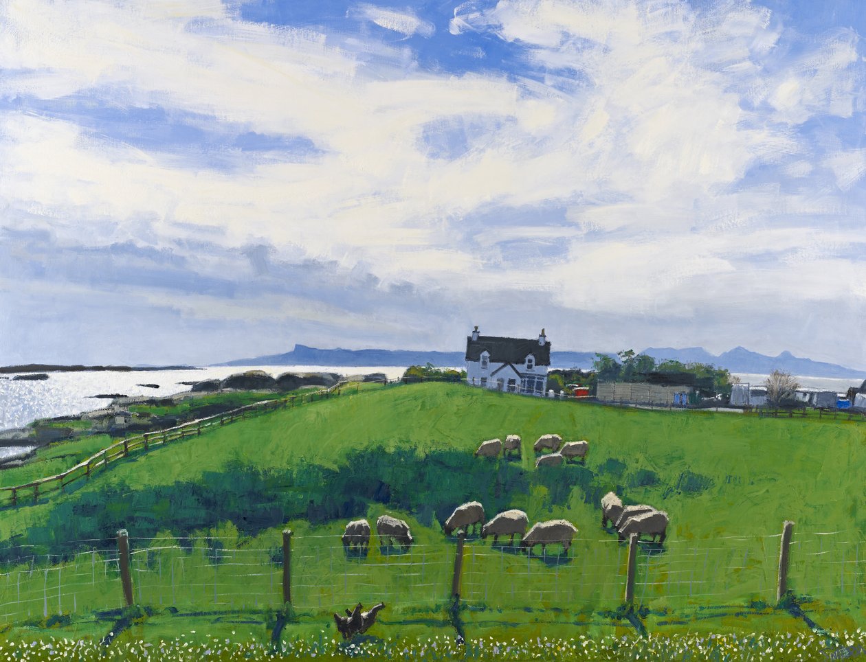 布纳凯姆贝，2012 年（布面油画） 作者 查尔斯·辛普森