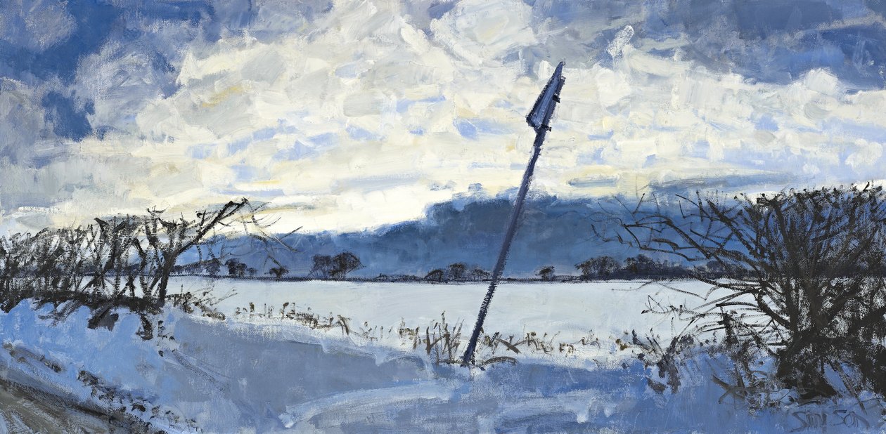 十二月的午后，2011 年（布面油画） 作者 查尔斯·辛普森