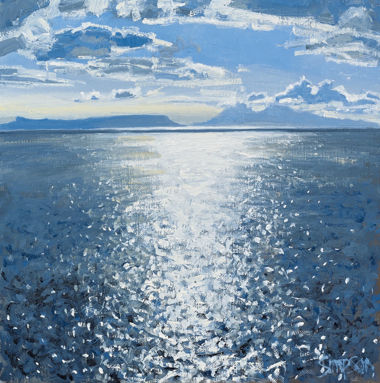 艾格与朗姆酒之夜，2014 年（布面油画） 作者 查尔斯·辛普森