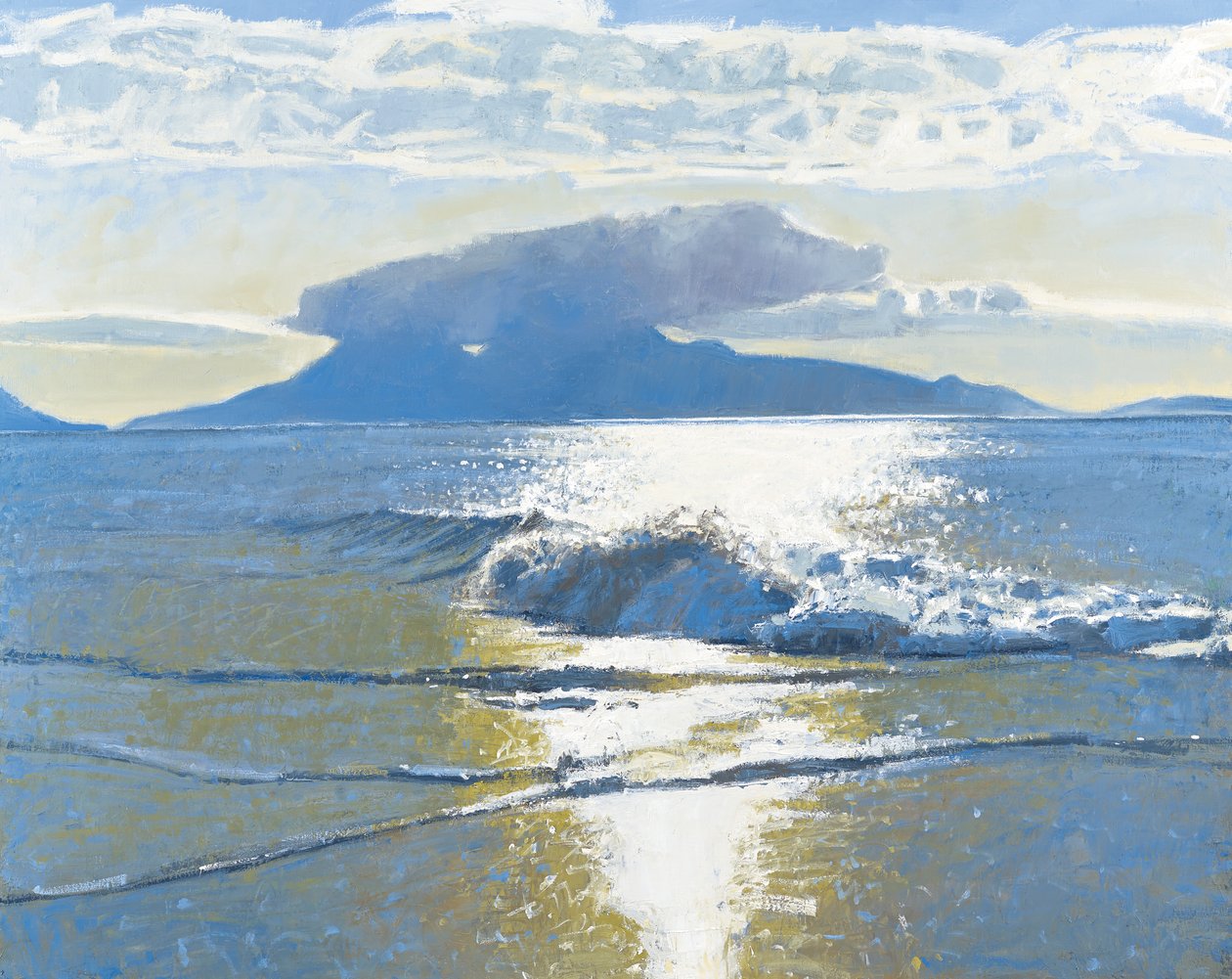 黄昏之海》，2014 年（布面油画） 作者 查尔斯·辛普森