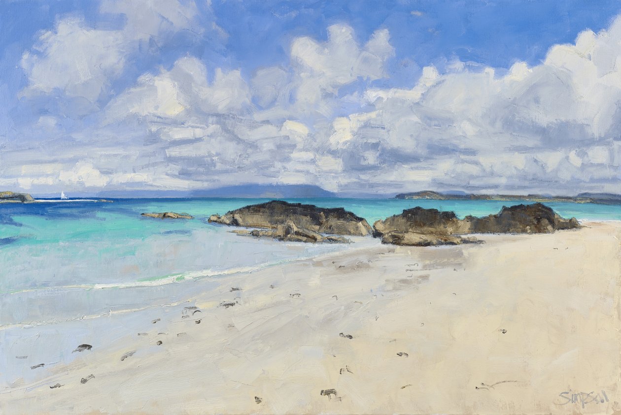 艾奥纳之夏（手指），2015 年（布面油画） 作者 查尔斯·辛普森