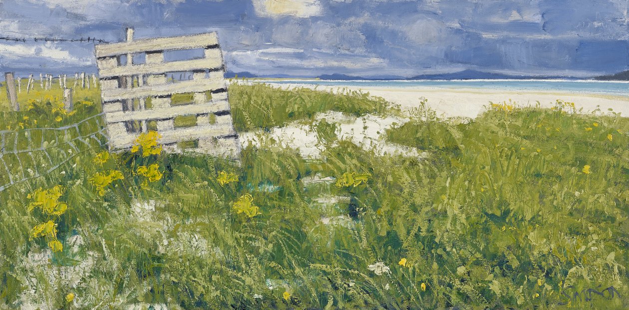北尤斯特草地，2013 年（布面油画） 作者 查尔斯·辛普森