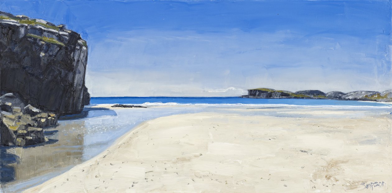 旧岸摩尔》，2010 年（布面油画） 作者 查尔斯·辛普森
