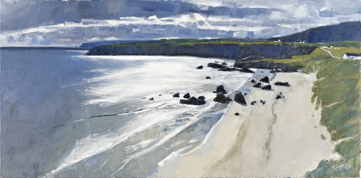 三乡湾，2011 年（布面油画） 作者 查尔斯·辛普森