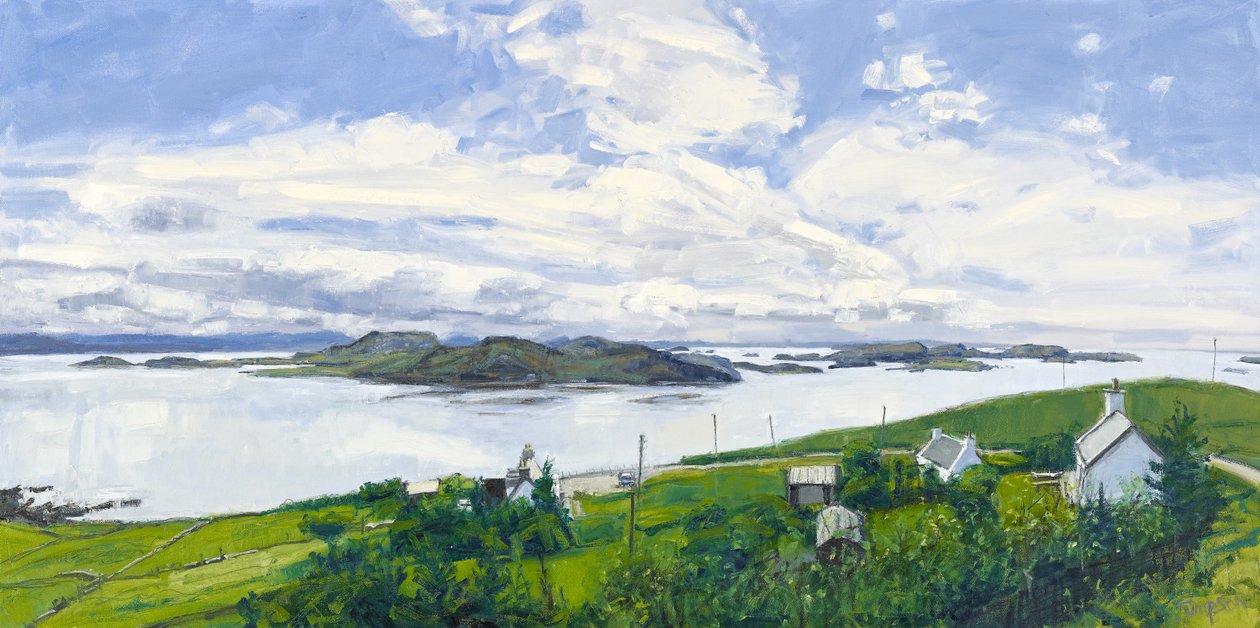 夏日群岛》，2011 年（布面油画） 作者 查尔斯·辛普森