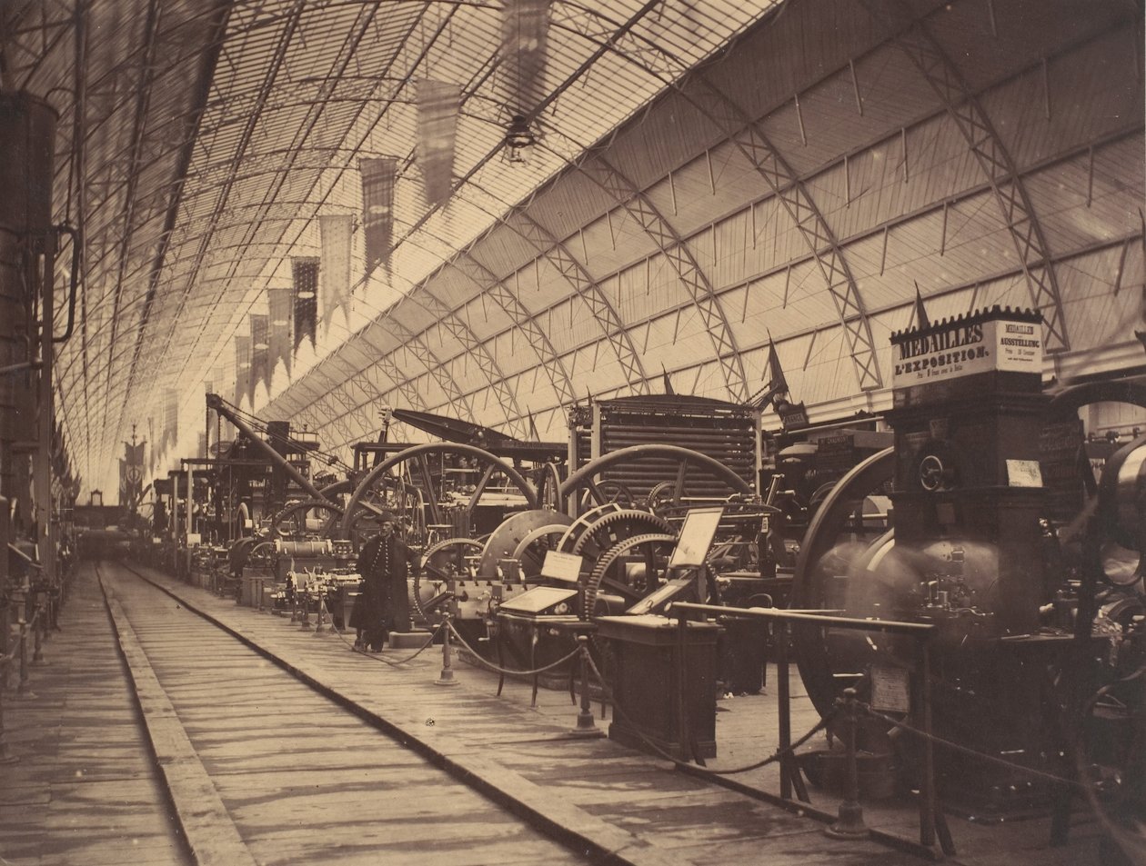 法国机械，1855年。 作者 查尔斯·瑟斯顿·汤普森