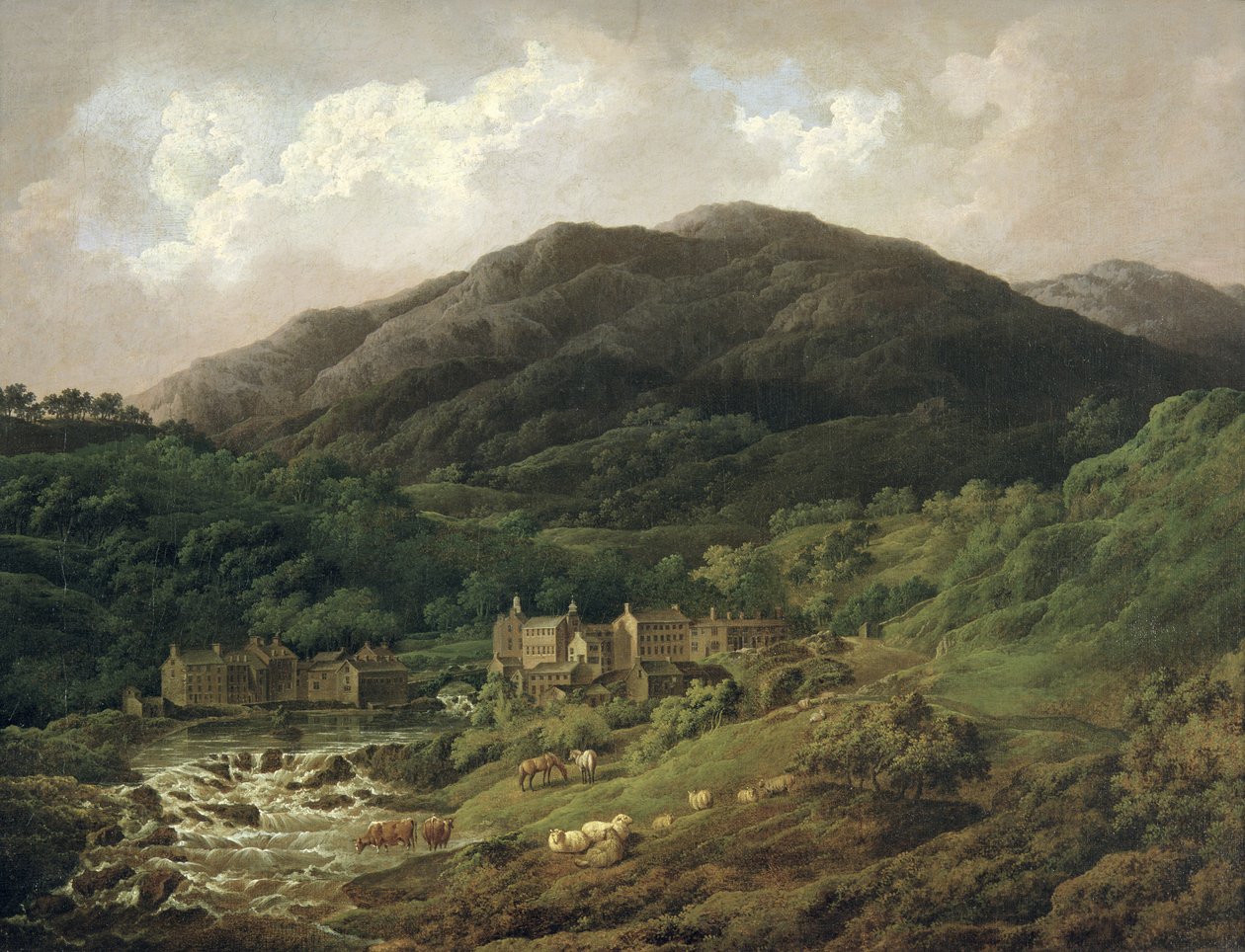 Backbarrow Cotton Mill 作者 查尔斯·汤恩
