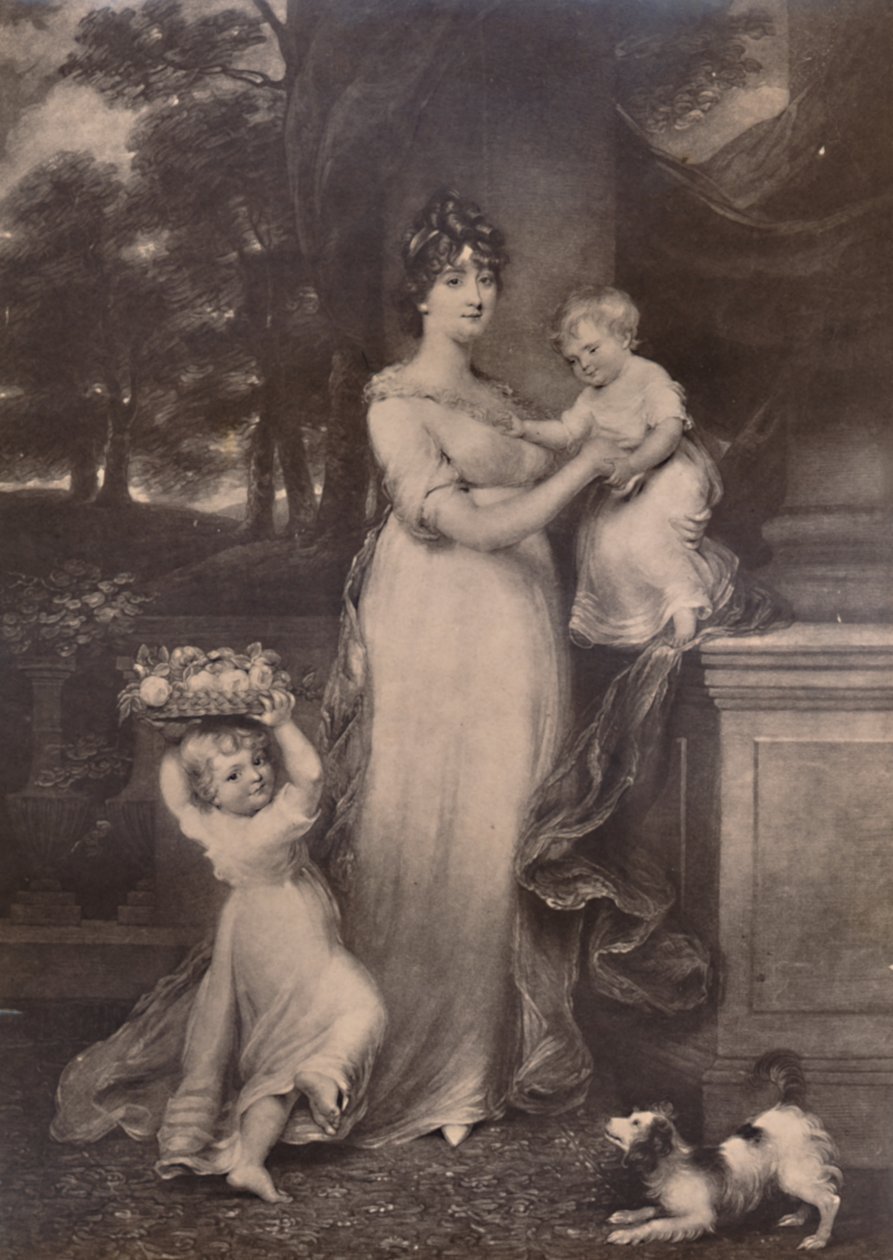 玛丽亚·斯科特·沃林和她的女儿，约1804年1894年 作者 查尔斯·特纳