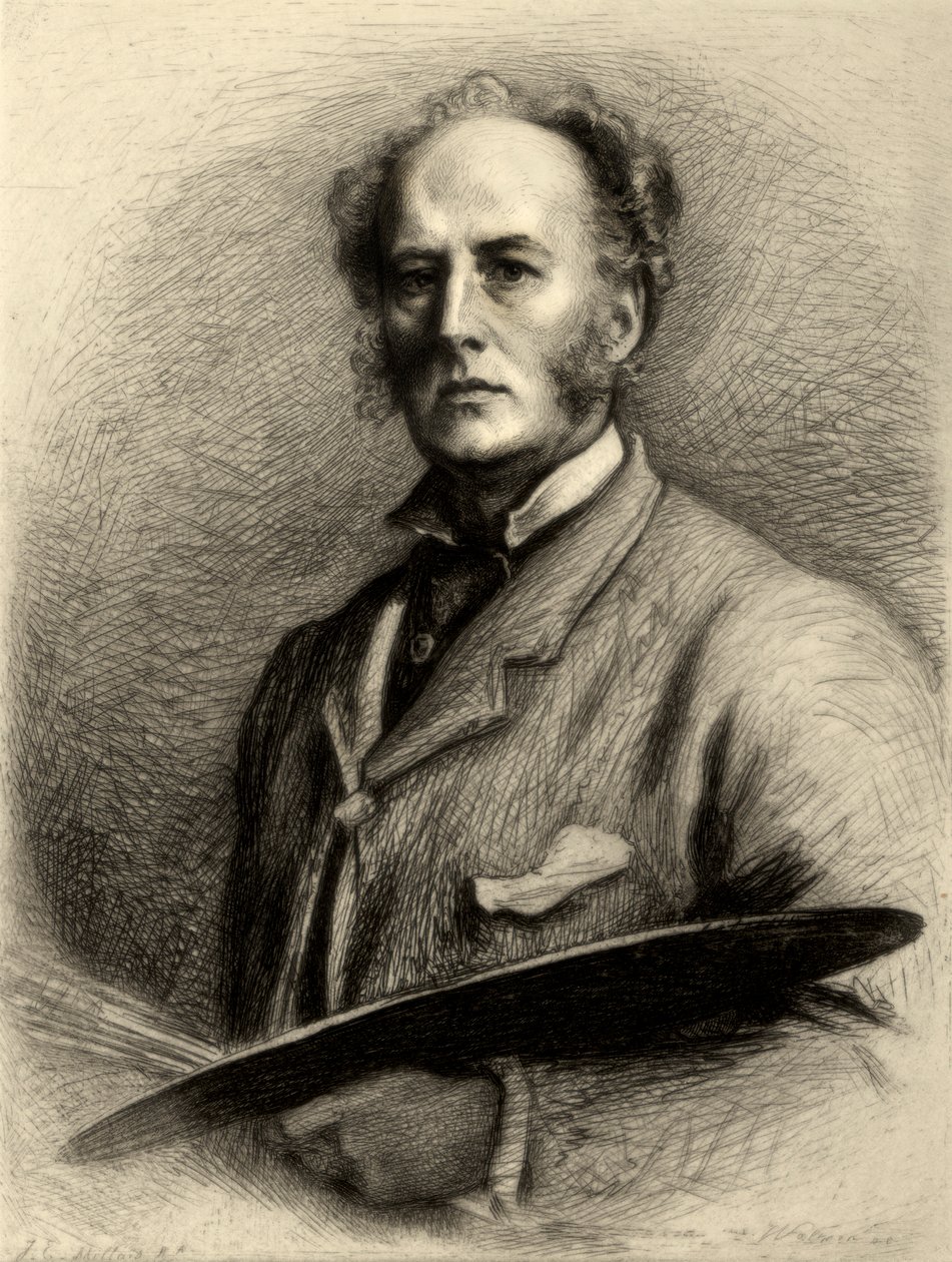 John Everett Millais，英国艺术家，约1880-1882。 作者 查尔斯·沃尔特纳