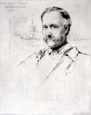 弗兰克-肖特爵士（1857-1945）画家和雕刻家，1901年担任艺术工作者协会会长 作者 查尔斯·沃森