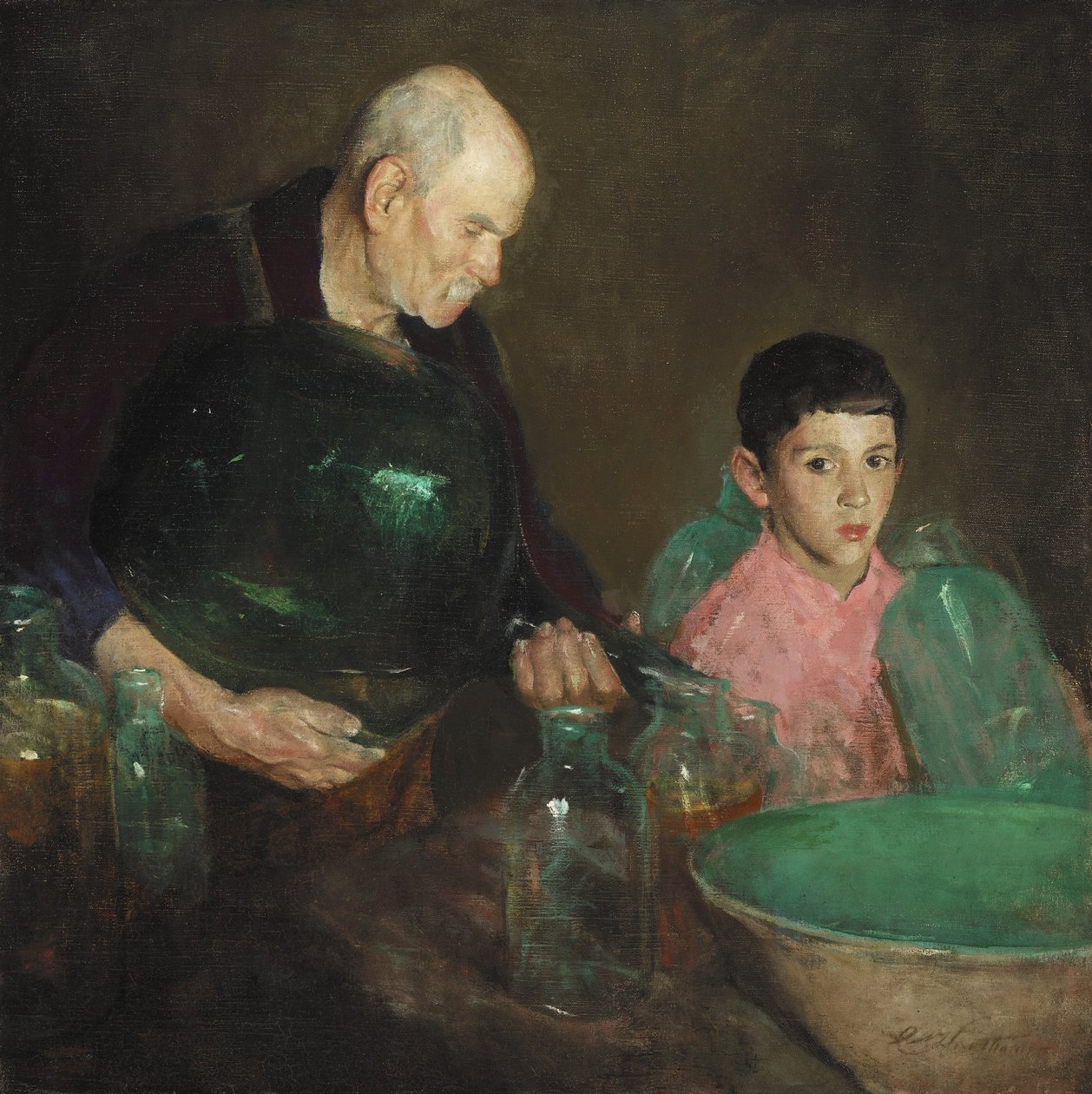 精炼油，c.1910 作者 查尔斯·韦伯斯特·霍桑