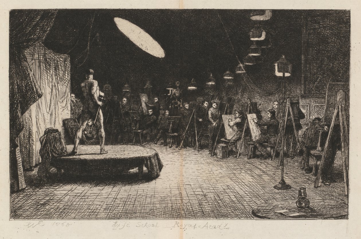 皇家皇家学院生命学院，1865年。 作者 查尔斯·韦斯特·科普