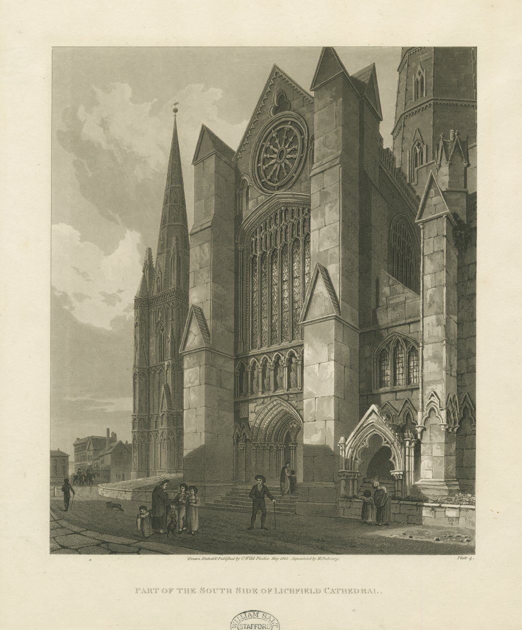 利奇菲尔德大教堂（Lichfield Cathedral）-南半山（South Transept）照片 作者 查尔斯怀尔德