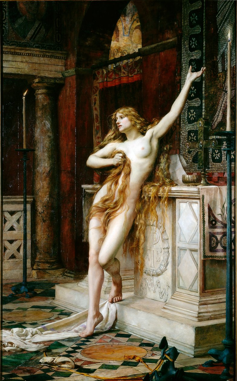 Hypatia，1885年 作者 查尔斯·威廉·米切尔