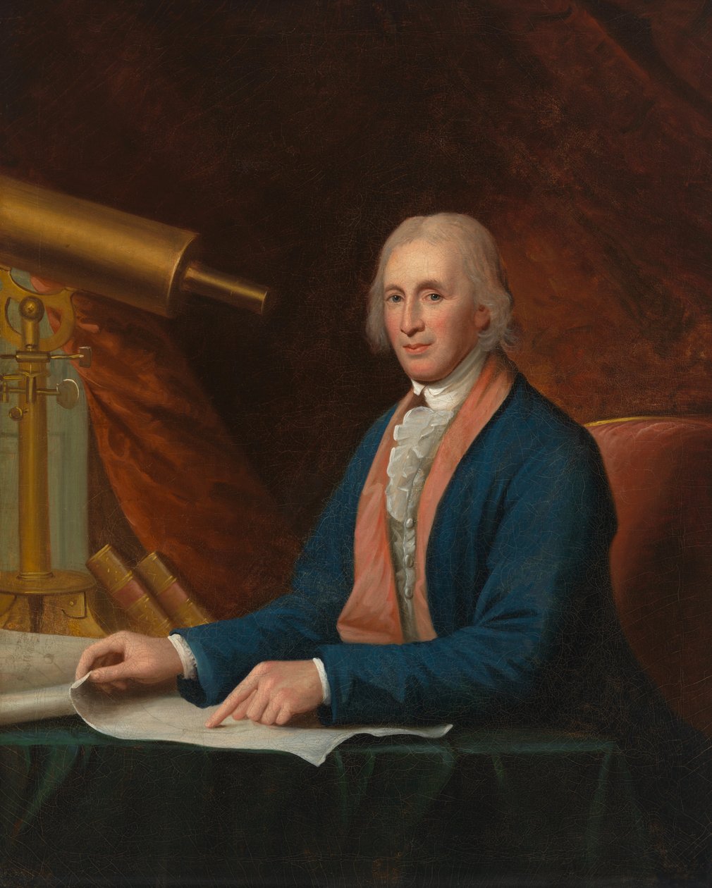 David Rittenhouse, 1796年。 作者 查尔斯·威尔森·皮尔