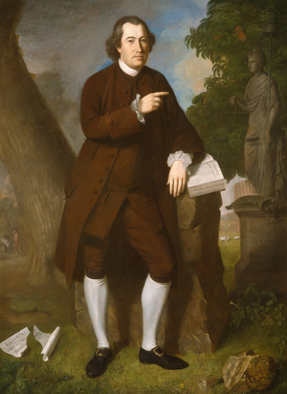 John Beale Bordley, 1770年。 作者 查尔斯·威尔森·皮尔