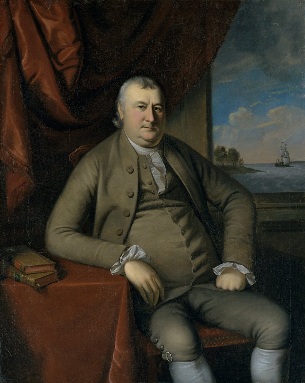 塞缪尔·米夫林（Samuel Mifflin），1777-80年。 作者 查尔斯·威尔森·皮尔
