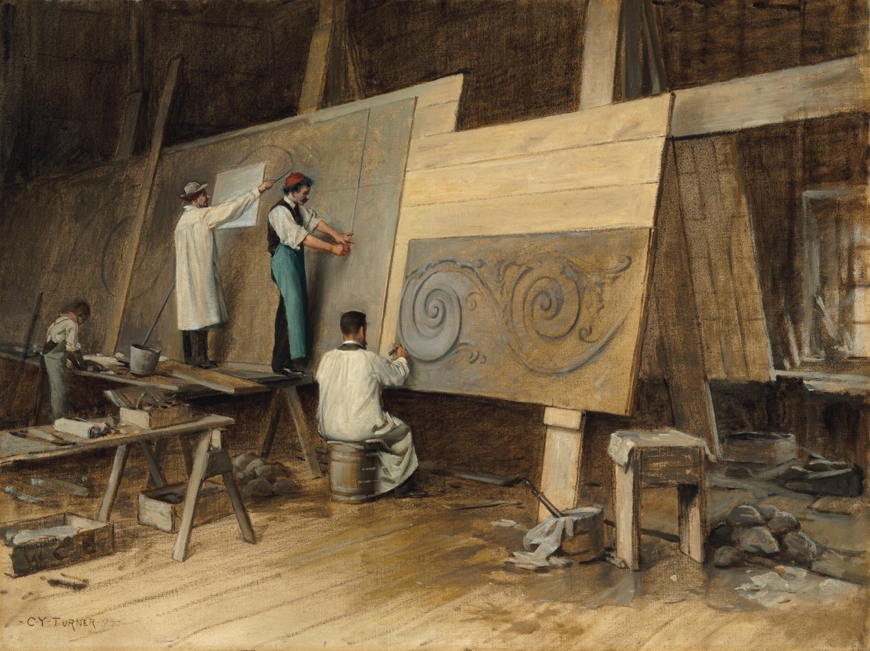 哥伦比亚世界博览会的艺术家执行设计，1893年，芝加哥，1894年 作者 查尔斯·亚德利·特纳