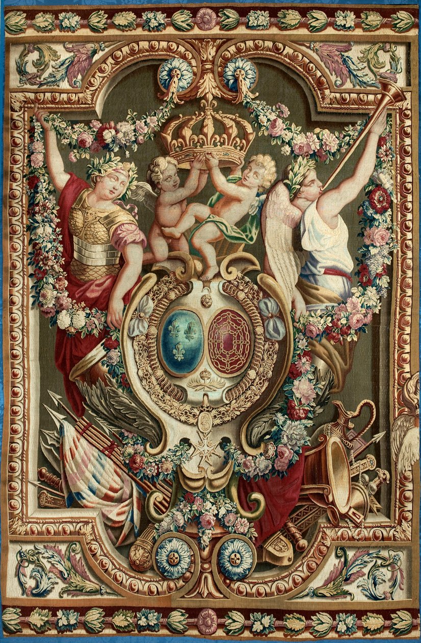 着名的Portiere，来自Gobelins Tapestry Factory，1722-28 作者 查尔斯·勒布朗之后