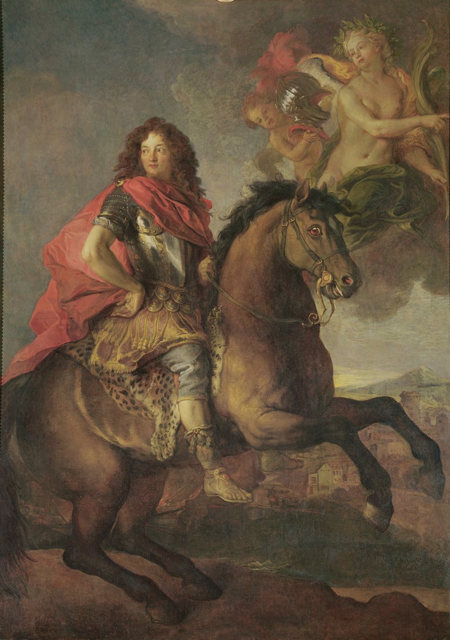 1647年Armand Jean Vignerot，Duc de Richelieu在Castellamare围困的画像 作者 查尔斯·德拉福斯