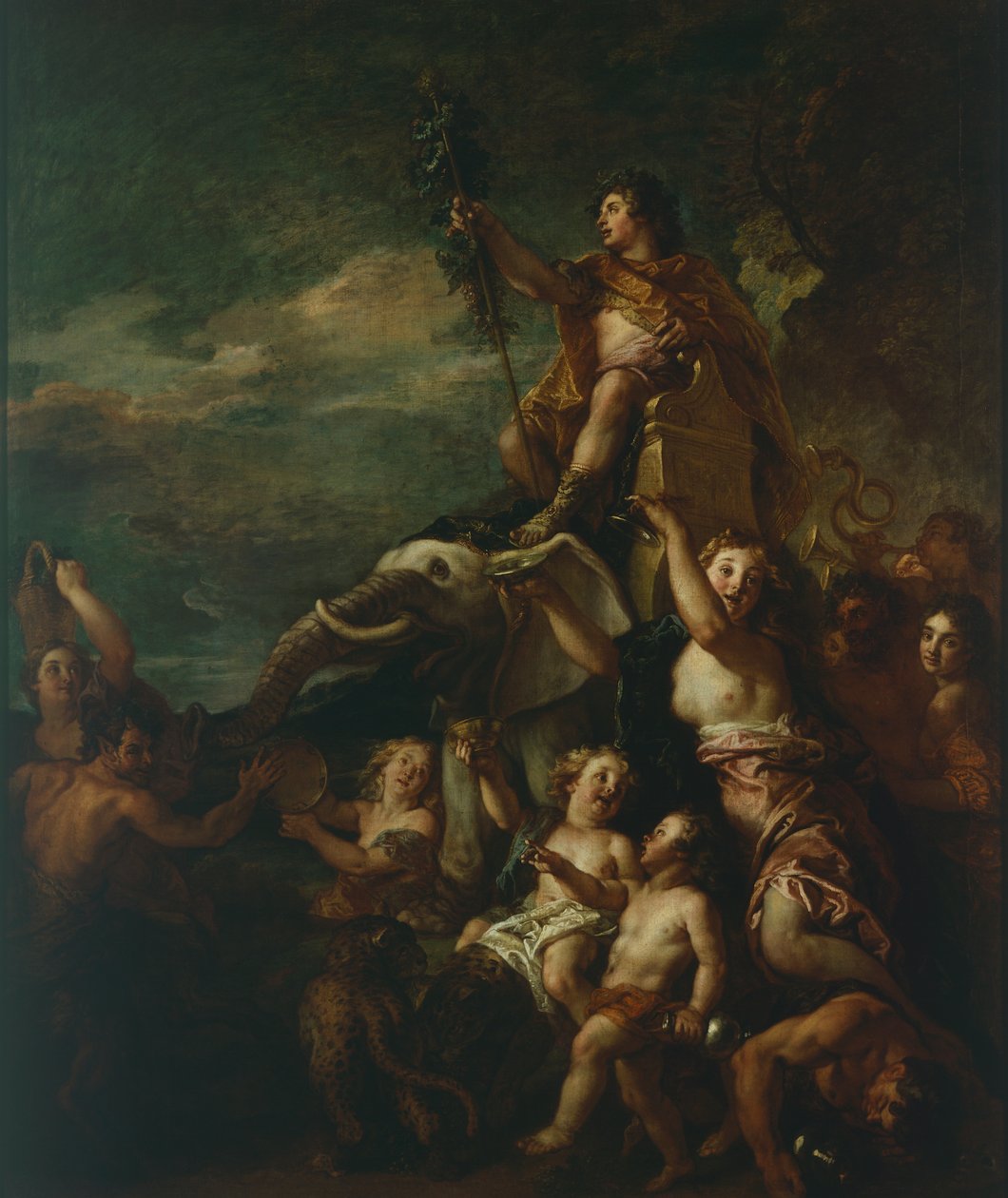 酒神的胜利，作者 Charles de la Fosse (1636-1716) 作者 查尔斯·德拉佛斯