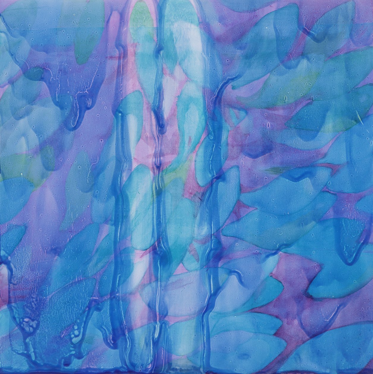 Humpbacks Blue，2000（石油上的石油） 作者 夏洛特·约翰斯通