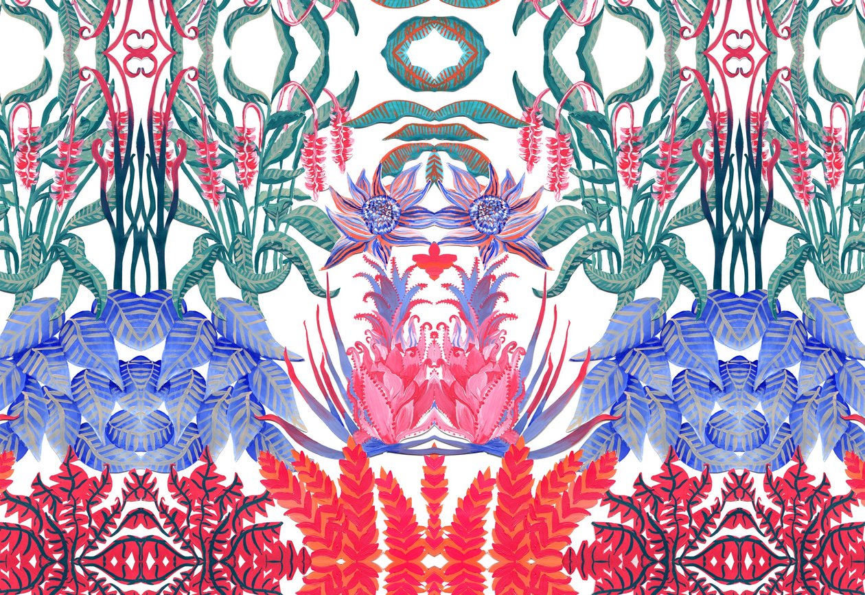 丛林吉姆，2015（丙烯酸）。 作者 夏洛特奥尔