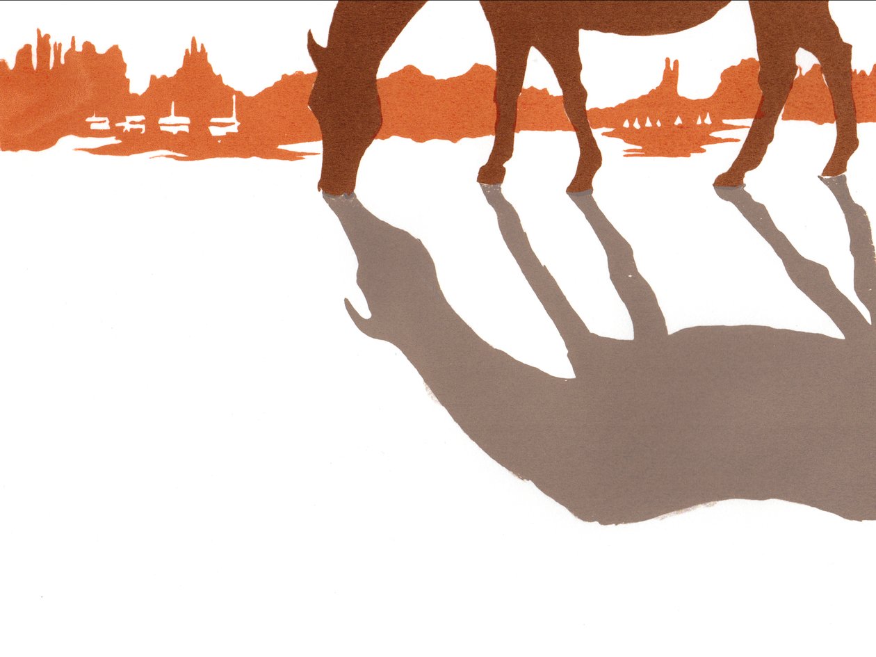 美国西部, 2013 (丝网印刷) 作者 夏洛特奥尔