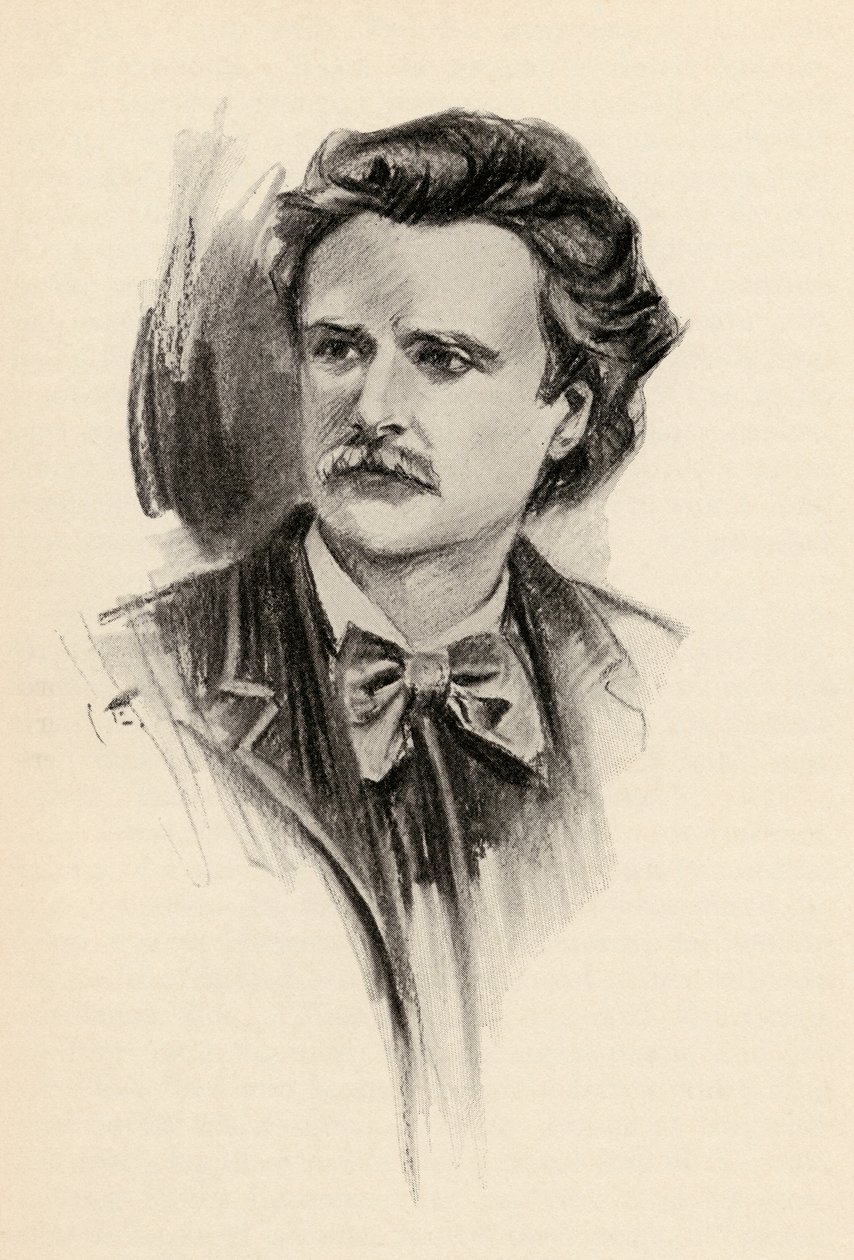 Edvard Grieg（1843-1907）来自Olin Downes的&39;The Lure of Music&39;，1922年 作者 蔡斯·爱默生