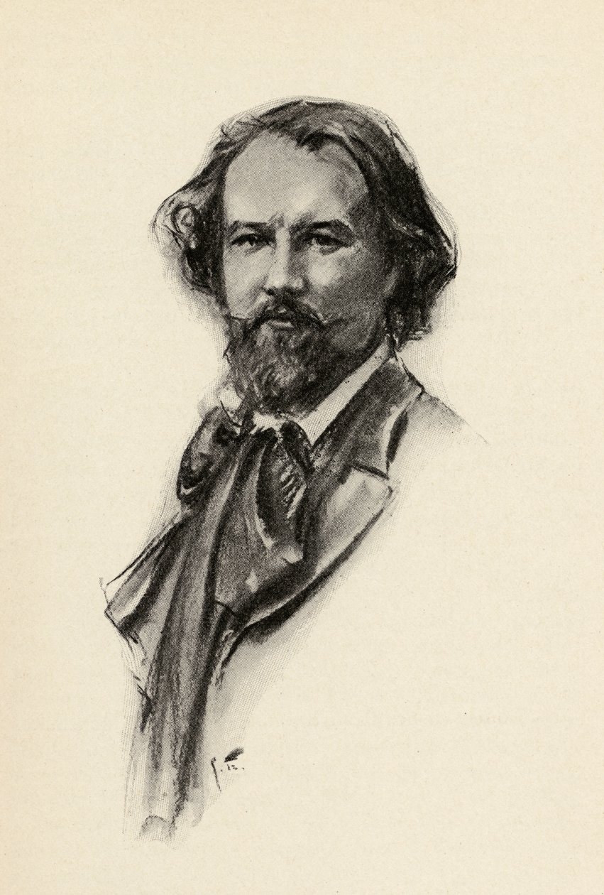 Gustave Charpentier（1860-1956）来自Olin Downes的&39;The Lure of Music&39;，1922年 作者 蔡斯·爱默生