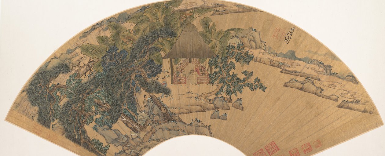 景观，17世纪中期。 作者 陈洪寿