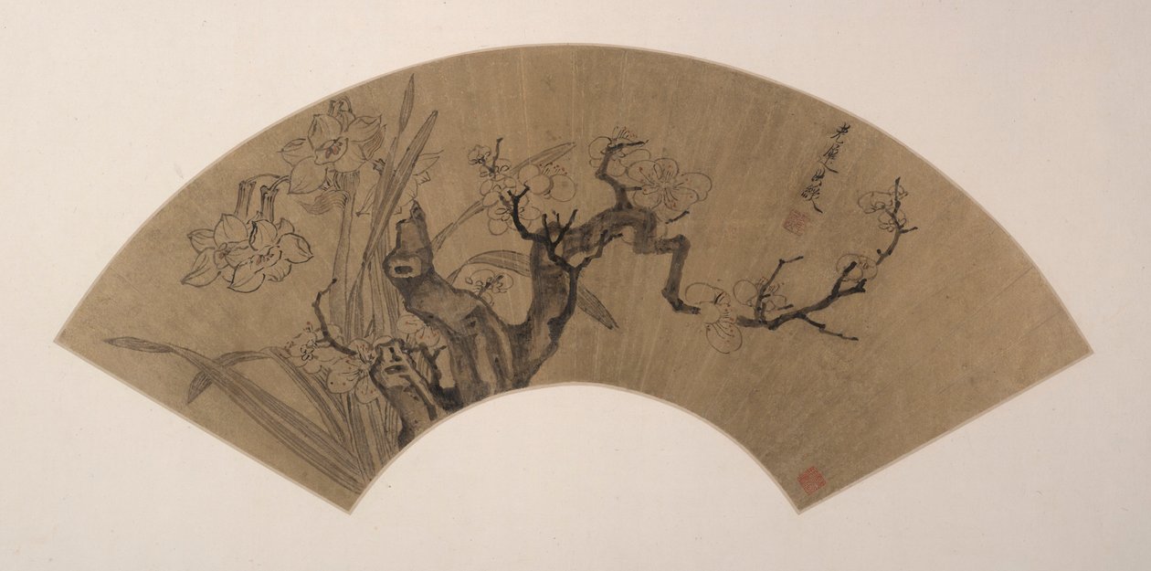 梅花和水仙 作者 陈洪寿