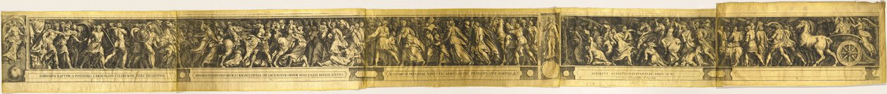 萨宾妇女被强奸和两个皇帝的胜利》（The Rape of the Sabine Women and The Triumph of Two Emperors）。 作者 波利多罗·达·卡拉瓦乔之后的凯鲁比诺·阿尔贝蒂