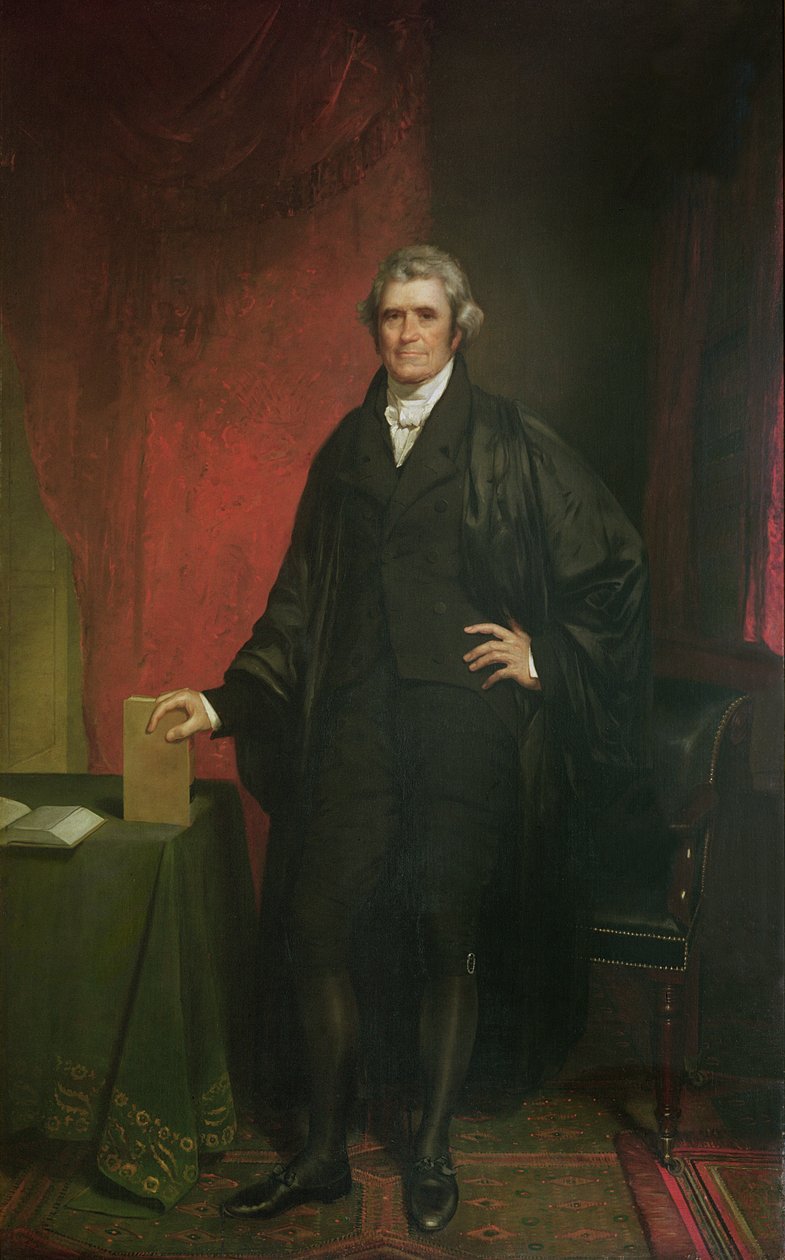 首席大法官马歇尔（1755-1835） 作者 切斯特·哈丁（Chester Harding）