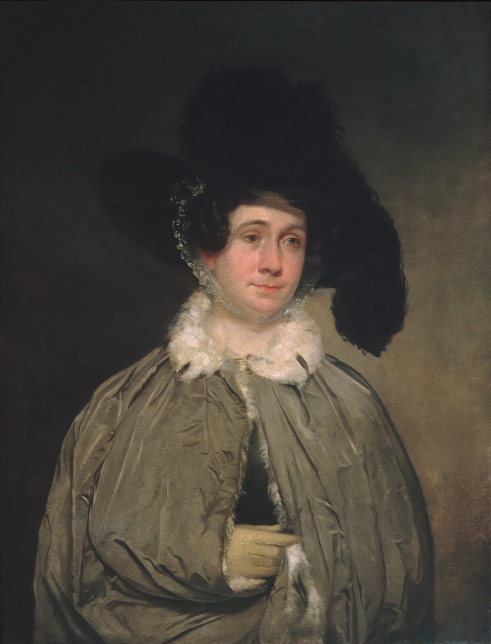 托马斯·布鲁斯特·柯立芝夫人，ca。 1827年。 作者 切斯特·哈丁（Chester Harding）