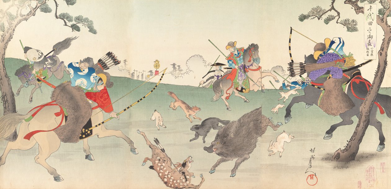 Chiyoda Castle Album of Men, 1897., 1897. 作者 近信洋州