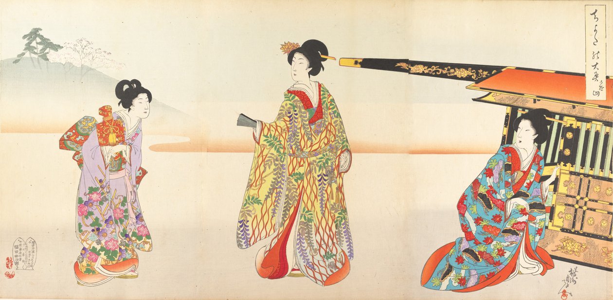 Chiyoda Castle Album of Women, 1895., 1895. 作者 近信洋州