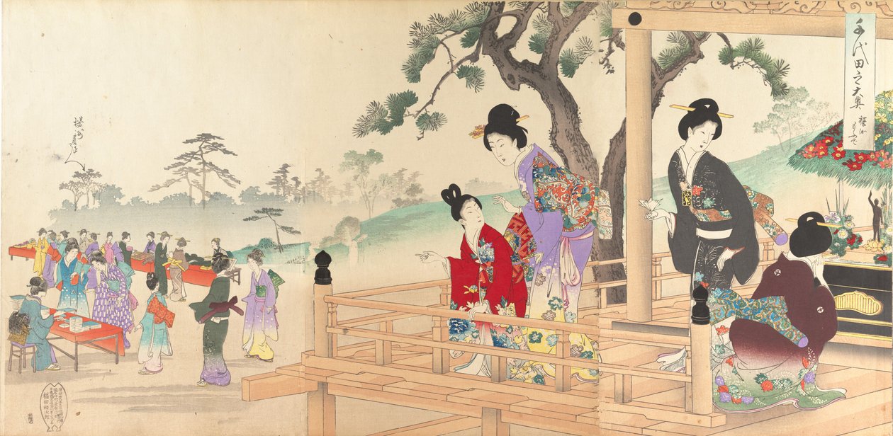 Chiyoda Castle Album of Women, 1895., 1895. 作者 近信洋州