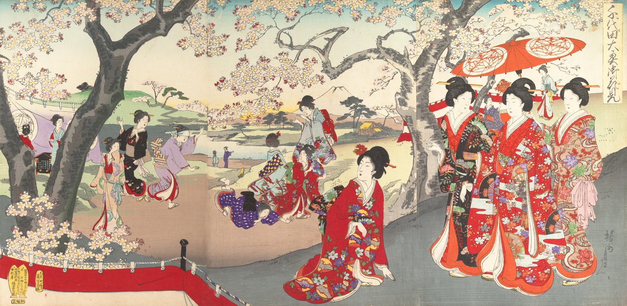 Chiyoda Castle Album of Women, 1895., 1895. 作者 近信洋州
