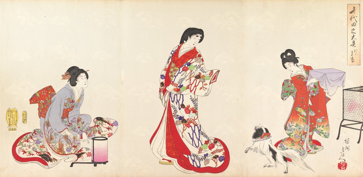 Chiyoda Castle Album of Women, 1895., 1895. 作者 近信洋州
