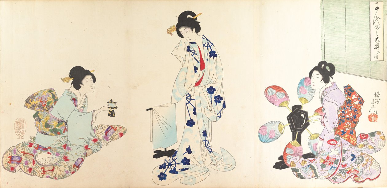 Chiyoda Castle Album of Women, 1895., 1895. 作者 近信洋州