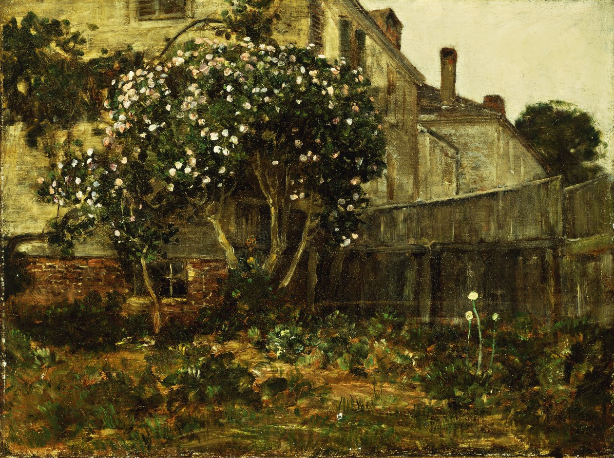 丁香花时间，c.1884（布面油画） 作者 柴尔德·弗雷德里克·哈萨姆