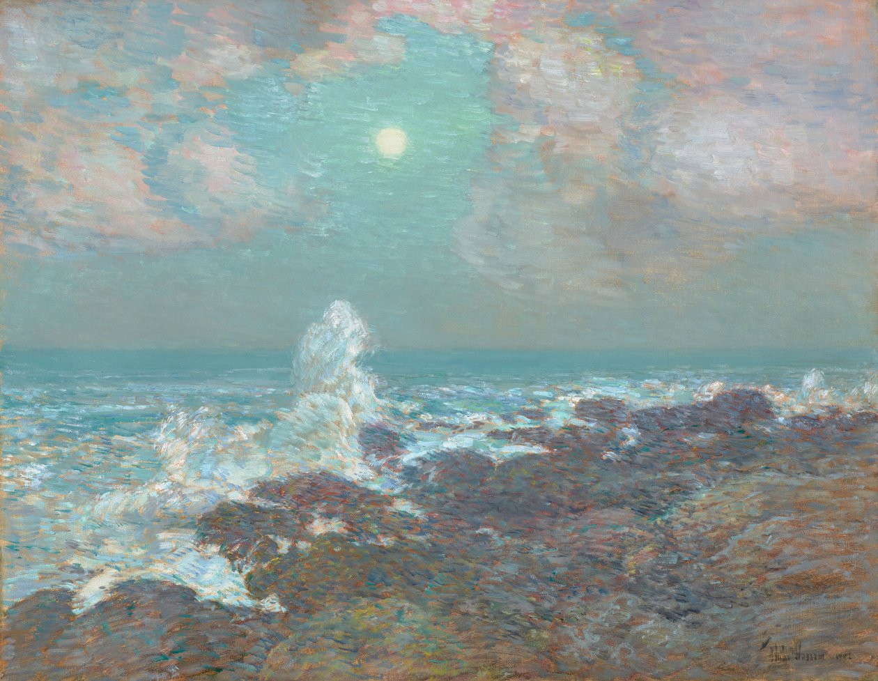 海景-浅滩群岛 1902 年（布面油画） 作者 柴尔德·弗雷德里克·哈萨姆