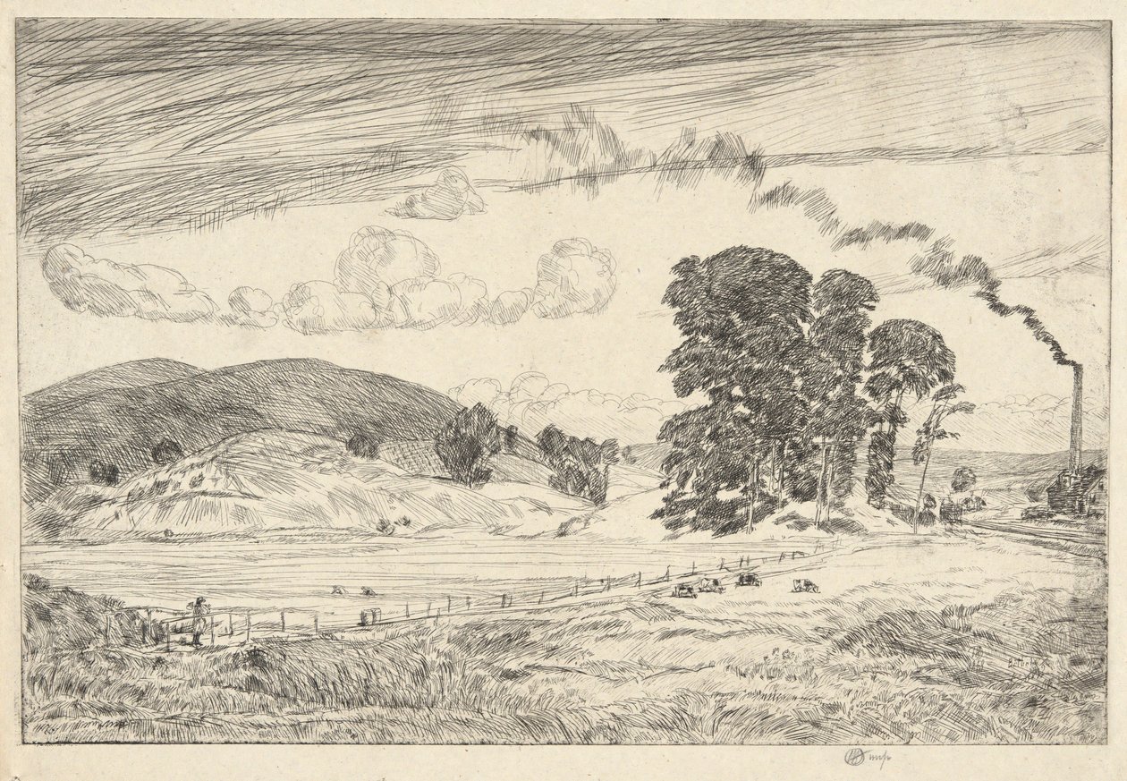 丹伯里山，1920 年 作者 柴尔德哈桑