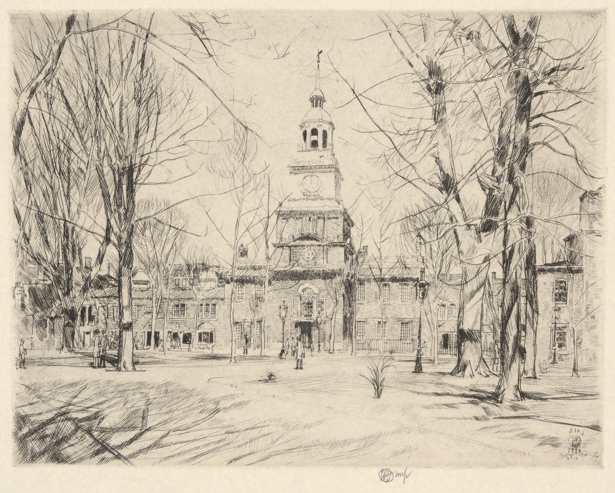 费城独立厅，1926 年 作者 柴尔德哈桑