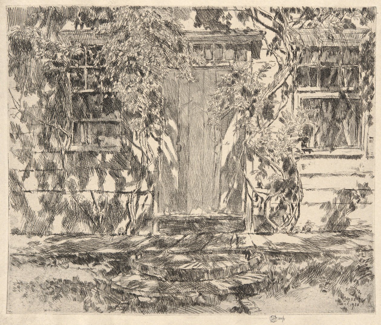 老门洞，伊斯特马普顿，1920 年 作者 柴尔德哈桑
