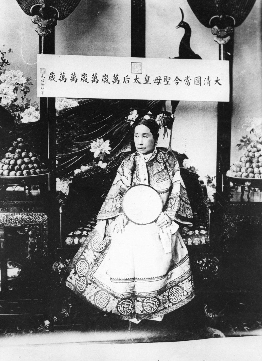 中国慈禧太后，1904年 作者 中国摄影师